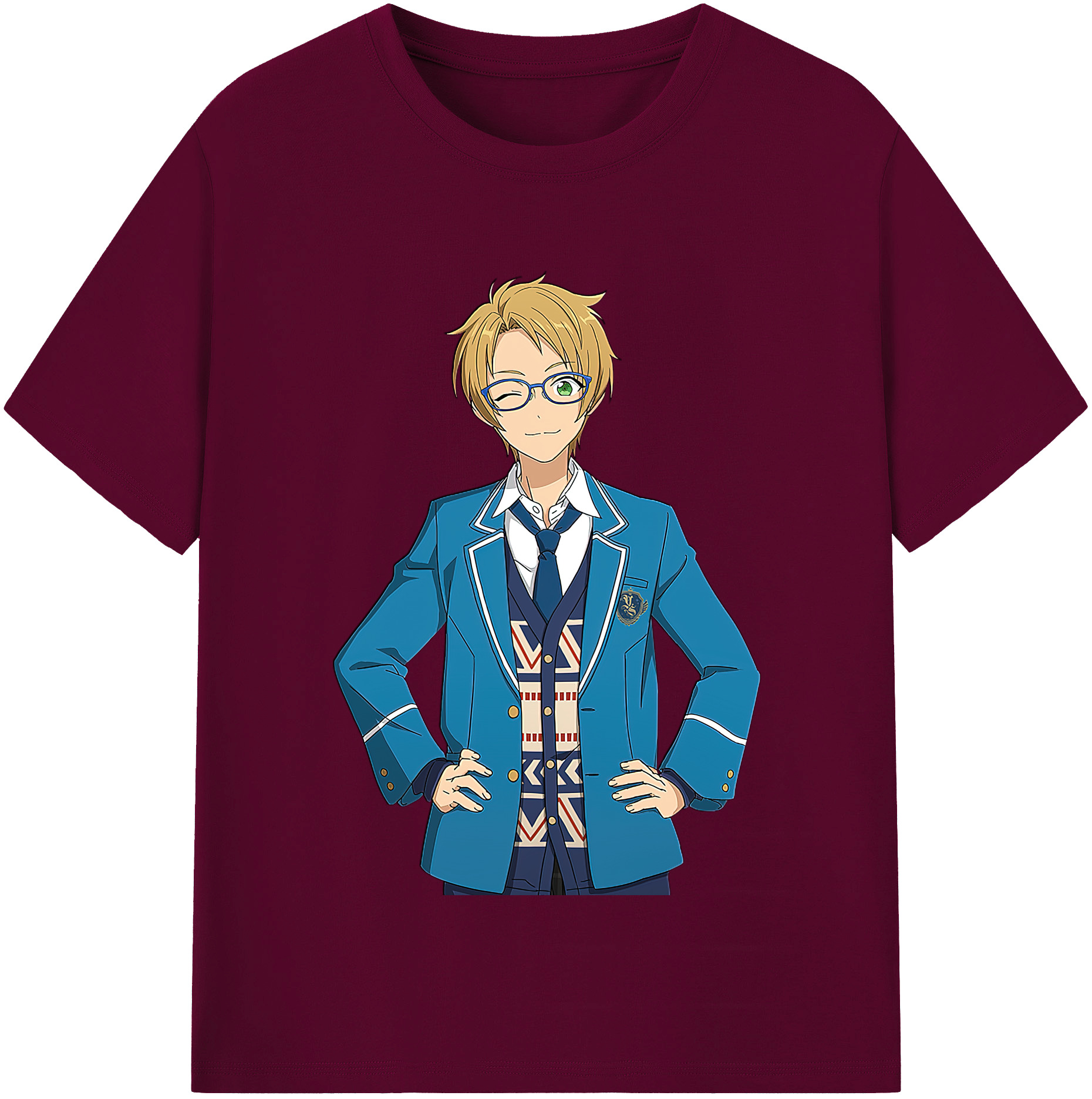 （画像用） あんさんぶるスターズ! Ensemble Stars レディースカジュアルプリントTシャツ（綿100％）